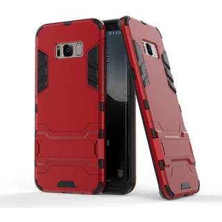 Samsung Galaxy S8 solidt og flot hybridcover - Rød