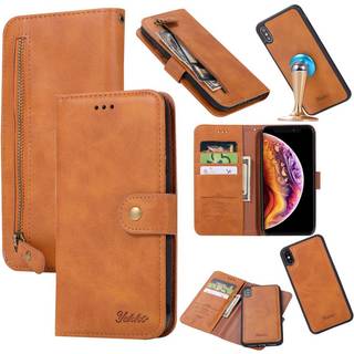 YEKKO iPhone Xs Max læder etui - Orange