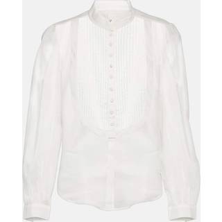 Isabel Marant Balesa cotton and silk shirt - white - XS