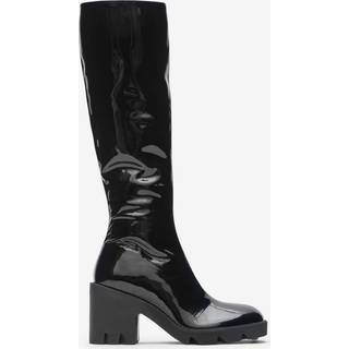 Burberry Stride patent leather knee-high boots - black - EU 39