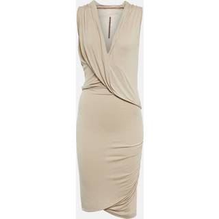 Rick Owens Lilies ruched minidress - grey - L