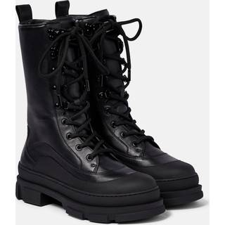 Jimmy Choo Aldea leather ankle boots - black - EU 36