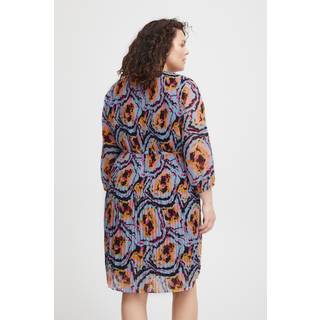 Fransa Plus Size Selection FPLINDA Kjole - Blå - Str 52 - Damer