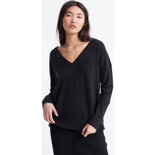 Superdry Edit Premium striktrøje med V-hals