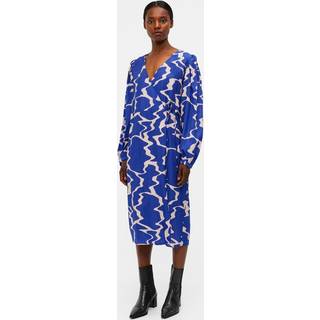 Vanja Wrap Kjole - Clematis Blue - 36 - Object
