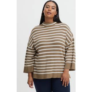 Fransa Plus Size Selection FPALLY Pullover - Natur - Str 54 - Damer