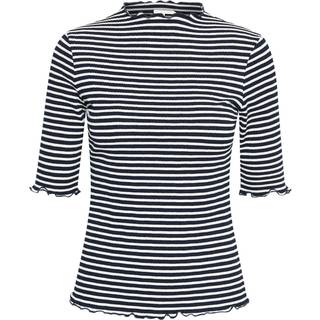 Karen By Simonsen Candacekb Stripe Ss Toppe & T-Shirts 10103631 Night Sky/Egret Stripe (XXLARGE)