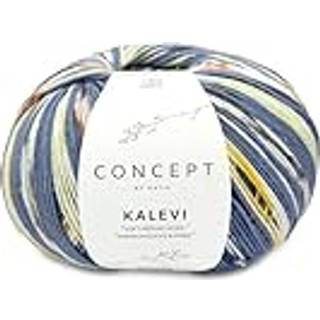 Katia Concept Kalevi Socks 202 Blå-Grøn-Okkergul Indhold: 75% merinould, 25% polyamid Vægt/længde: 100 g = ca. 400 meter Anbefalede pinde: 2.5-3 mm Strikkefasthed: 10 x 10 cm = 30 m x 42 p Vask: Maskinvask 40℃ / Tåler ikke tørretumbling.