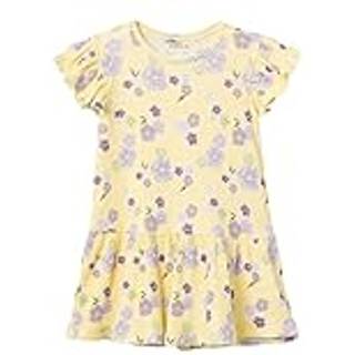 Name It Double Cream Kjole Blomster - Str. 2y 92cm