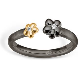 Blossom Ring i Sortrhodineret Sølv 25621262