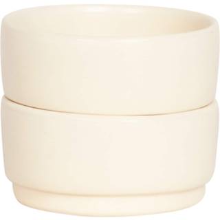Frama Otto Skåle 2-pak Ø9,5 Cm Naturlige - Dessertskåle Stentøj Natural - 5022