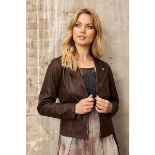 In Front Mapelina Jacket Blazer 13926 Brown (XXLARGE)