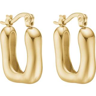 Schultz Jasmin Øreringe 18 kt. Forgyldt Rustfrit Stål DU40015 - Unisex - Stainless Steel