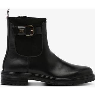 Tommy Hilfiger Kort damestøvle Sort FW0FW07477BDS - 36