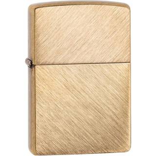 Zippo Herringbone Sweep Brass Lighter - A2658