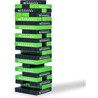 Wild Sports NFL Seattle Seahawks Table Top Stackers 3 """" X 1 """" X .5 """" Teamfarve