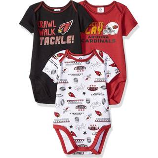 Gerber Unisex Baby Baby Boys NFL 3 Pack Short Sleeveve Onesie Bodysuit Team Farve 18 m?neder