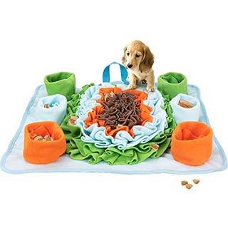 Twoper snusmåtmåtte til hundepuslespil Legetøj Interaktiv kæledyrfoder Mat Cat Fodring med fastgørelse