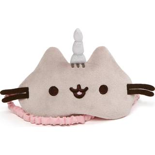 Gund Pushen Pusheenicorn Unicorn Cat Sleep Mask Plush Pink Grey 7 """"