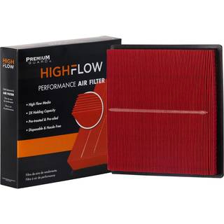 HighFlow PA99365X High Performance Foroleret engangs-motorluftfilter Passer til 2023-19 Subaru Forester 2023-18 Crosstrek 2023-17 Impreza 2023-20