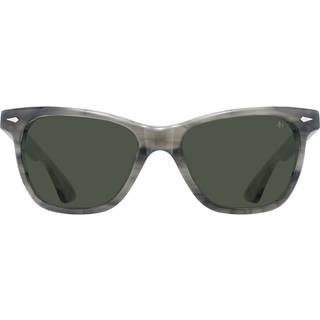 American Optical Saratoga Polarized 8GNNP 52 Solbriller Mænd Grå - Grey Horn - 52mm