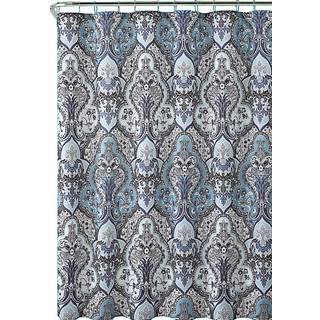 Serafina Home Hotel Quality Fabric Badev?relse Bruser Gardin: Blomster Paisley Marokkansk Damask (72 x 70 tommer)