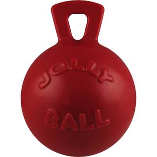Jolly Pets Tug-n-Toss Heavy Duty Hundeleget?jsbold med h?ndtag 8 tommer/stor r?d (408 RD)