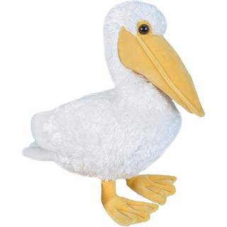 Wild Republic Pelican White Cuddlekins fyllda djur 12 tum gåva för barn plysch leksaksfyllning spinns återvunnet vattenflaskor multi (21467)