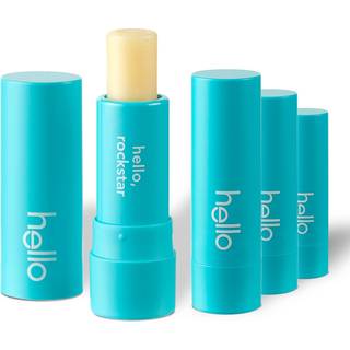 Hej fugtgivende vegansk lbepomade sd myntebivoksfri petrolatumfri og parabenerfri 0,15 ounce (pakke med 4)