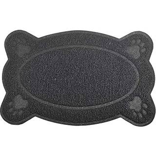 DM Katteaffaldsboks Debris Catcher Mat Kitty Scatter Control Tppe 16x10 tommer 5 farver tilgngelige (sort)