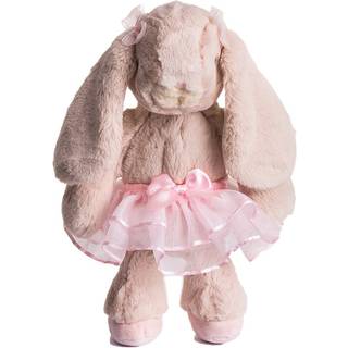DILLY DUDU Ballerina/Ballet Bunny Plys Legetj Fyldedyr Kanindukke 10-tommer (Pink)