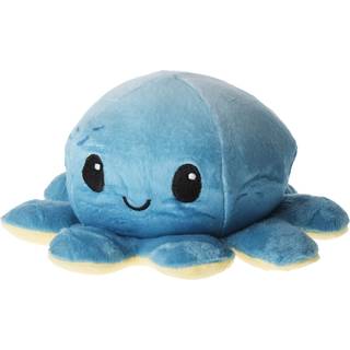 Teeturtle - den originale reversible bl?ksprutte plushie - Sunset + Ocean - Cute Sensory Fidget Fyldte dyr, der viser dit hum?r 4 tommer