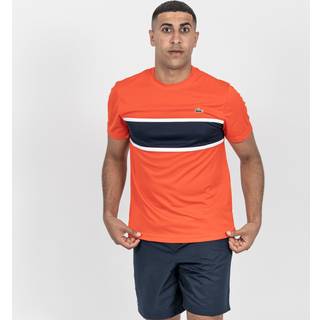 Lacoste Herre Dri-Fit T-shirt Rød
