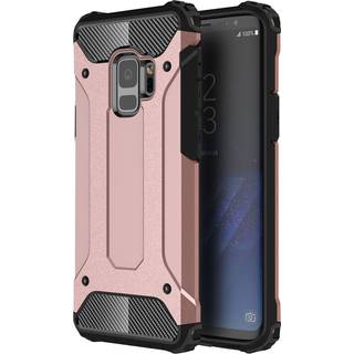 Samsung Galaxy S9 armor guard TPU etui - Rødguld