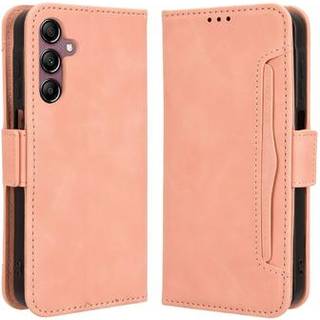 Samsung Galaxy A15 Pung Cover med Kortholder - Pink