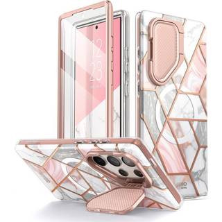 Samsung Galaxy S24 Ultra Supcase Cosmo Mag Hybrid-etui - Pink Marble