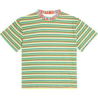 Stella McCartney Kids Striped cotton jersey T-shirt - multicoloured - Y 8