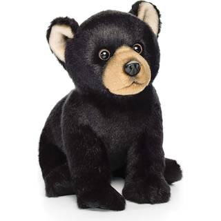 Nat og Jules, der kravler små sorte bjørnbørns plyssudstoppet dyrelegetøj