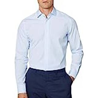 HACKETT Herren Hemd blau Slim Fit
