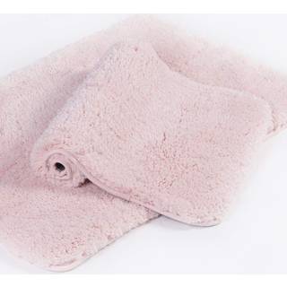 Walensee Shaggy 2-delt badet?ppes?t (20 x 32 2-pak s?t Blush) Badet?ppes?t Badem?tter til badev?relse Maskinvask/t?r Absorberende badev?relsesm?t