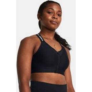 bh Under Armour UA Infinity High Zip 2.0 Bra-BLK 1384118-001 Størrelse S A-C