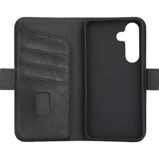 GEAR Samsung Galaxy S24 Læder Flip Cover m. Pung - Sort