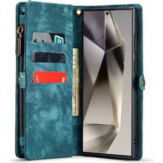 CaseMe mobilcover 008 8-kort Samsung Galaxy S24 Ultra - Blå
