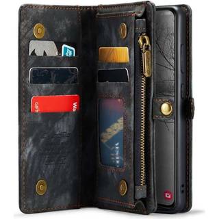 CaseMe mobilcover 008 8-kort Samsung Galaxy S24 - Sort/grå