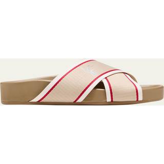 Christian Louboutin Hot Cross Bizz ribbon sandals - beige - EU 35.5