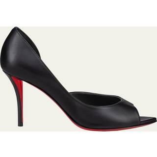 Christian Louboutin Open Apostropha 80 leather pumps - black - EU 37