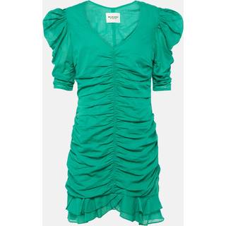 Marant Etoile Sireny draped cotton minidress - green - XL