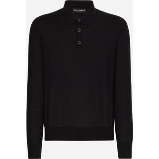 Dolce&Gabbana Cashmere polo sweater - blue - EU 56
