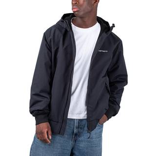 Carhartt WIP Hooded Sail Jacket Black / White - S