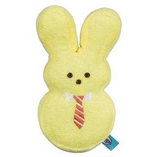 Peeps for Pets Plys Bunny Toy for Dogs Yellow Mister Medium | Sjov mde at holde dit kledyr underholdt i timevis | Bldt sdt klent og knirkend